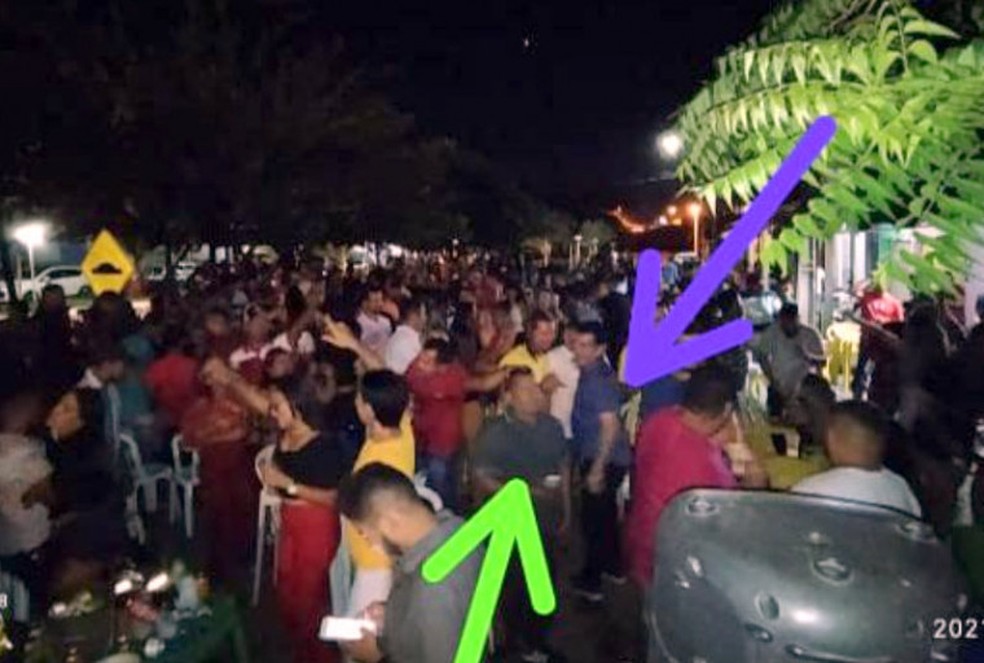 Prefeito de São Miguel do Tocantins é alvo do MP e pode perder o cargo após autorizar e participar de festa sem máscara