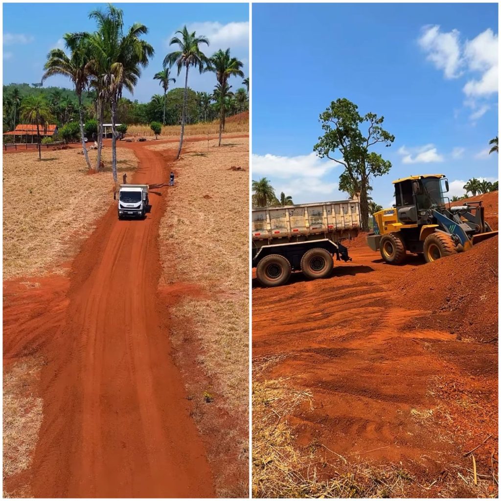 Gestão de Junior Noleto segue trabalhando com recuperação de estradas vicinais em Palmeiras do Tocantins