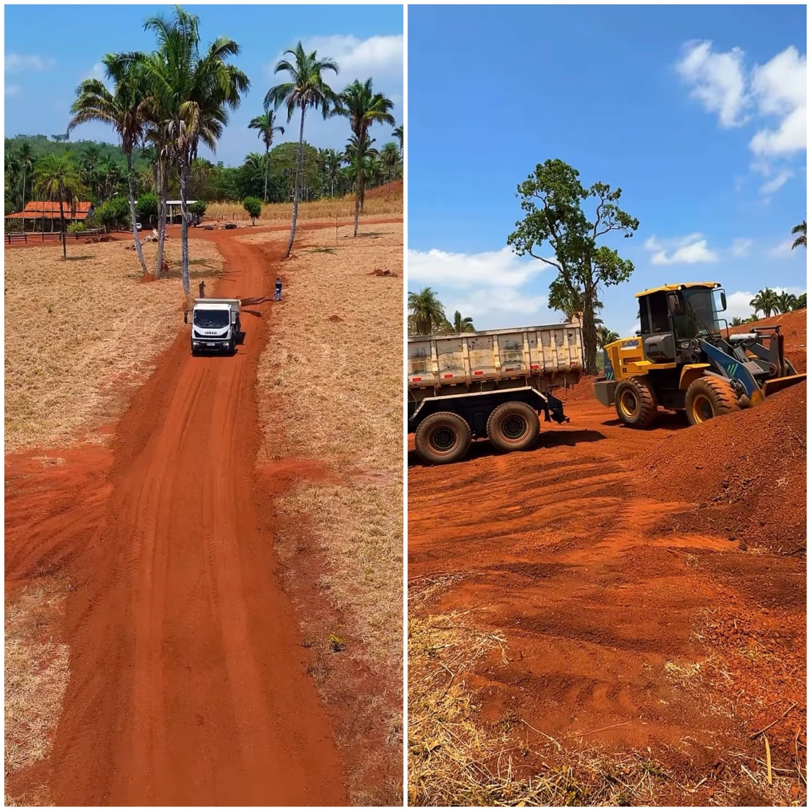 Gestão de Junior Noleto segue trabalhando com recuperação de estradas vicinais em Palmeiras do Tocantins